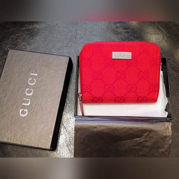 Gucci Wallet Card Case With Box EUC - Picture 1 of 9